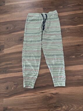 Life Is Good Striped Jogger Lounge Sleep Pants — small
